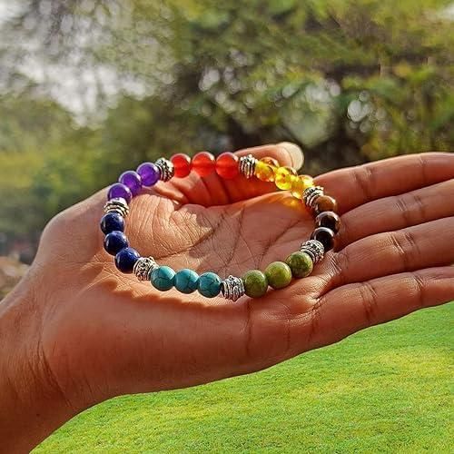 7 Chakra Stones Bracelet Pack of 2